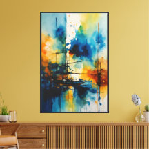 Abstrakte Wasserfarbe | Moderne Kunst