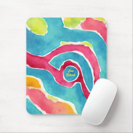 Abstrakte Wasserfarbe Mousepad