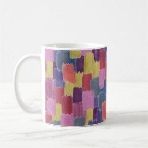 Abstrakte Wasserfarbe: nahtloser Splash-Hintergrun Kaffeetasse