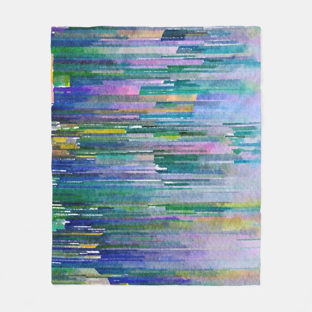 Abstrakte Wasserfarbe, Ölfarbe Hintergrund. Fleecedecke (Vorderseite)