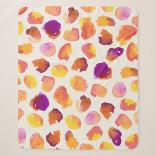Abstrakte Wasserfarbe Vintag Nahtlose Illustration Sherpadecke