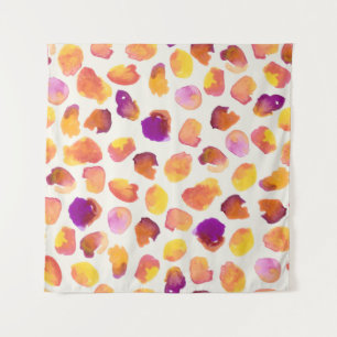 Abstrakte Wasserfarbe Vintag Nahtlose Illustration Wandteppich