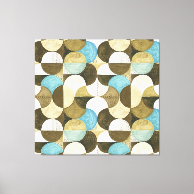 Abstrakte Wasserfarbenhandzeichnung Leinwanddruck (Vorderseite)