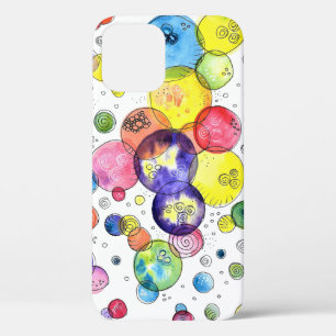Abstrakte Wasserfarbkreise Case-Mate iPhone Hülle