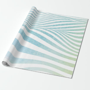 Abstrakte Wasserstruktur aus handbemaltem Wasser Geschenkpapier