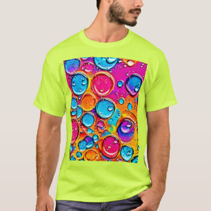 Abstrakte Wassertropfen Kunst T-Shirt
