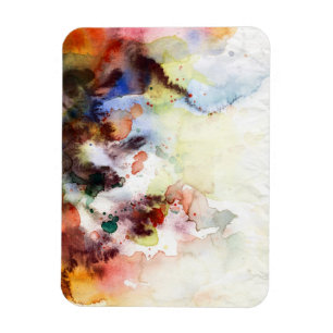 Abstrakte Watercolor Grungebeschaffenheit mit Magnet