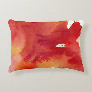 Abstrakte Watercolormalereien Dekokissen