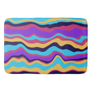 Abstrakte Waves Badematte