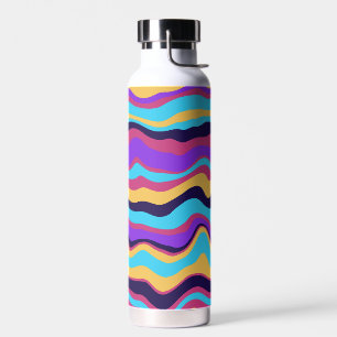 Abstrakte Waves Trinkflasche