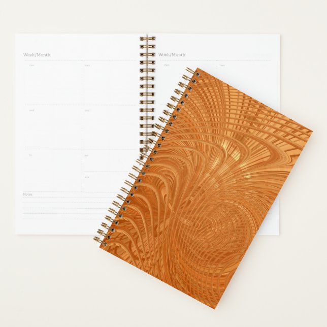 Abstrakte Wavy Striping Musterlinien 01 Planer (Anzeige)