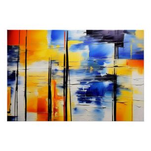 Abstrakte Weichheit Poster