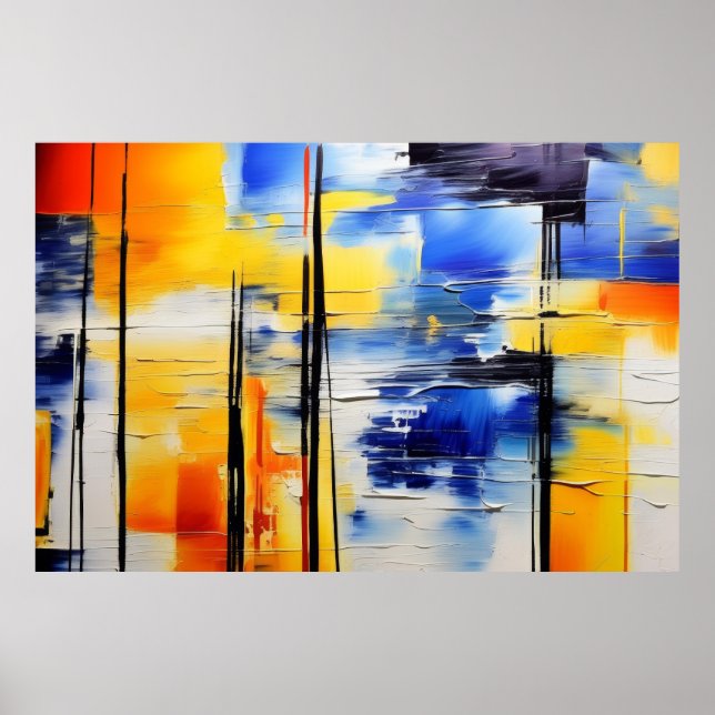 Abstrakte Weichheit Poster (Vorne)