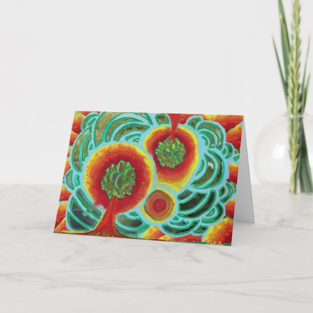 Abstrakte Weihnachten (Vorderseite)