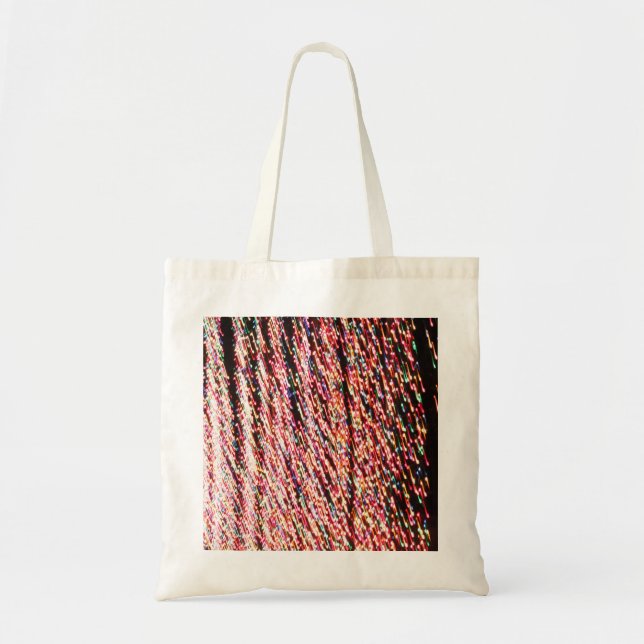 Abstrakte Weihnachtsbeleuchtung Budget Tasche (Vorne)