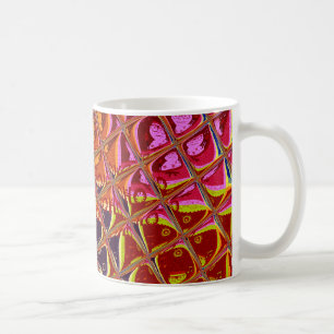 Abstrakte Weihnachtsfarben-Kollektion. Kaffeetasse