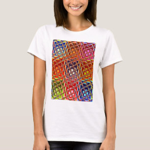 Abstrakte Weihnachtsfarben T - Shirt
