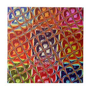 Abstrakte Weihnachtsfarbensammlung. Fliese