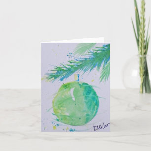 Abstrakte Weihnachtskarte Dankeskarte