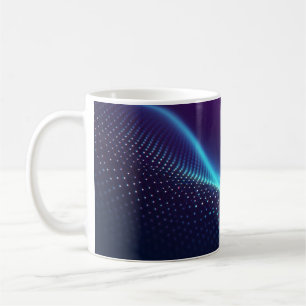 Abstrakte Welle Kaffeetasse