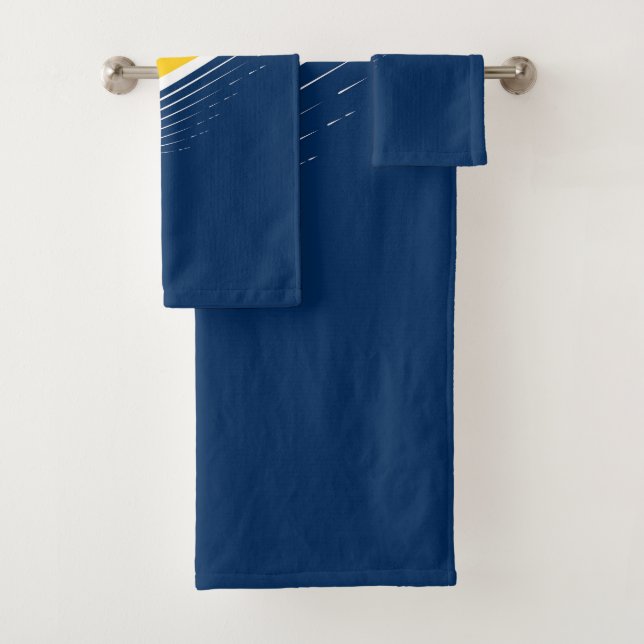 Abstrakte Welle, modern, einfach, elegant Badhandtuch Set (Insitu)