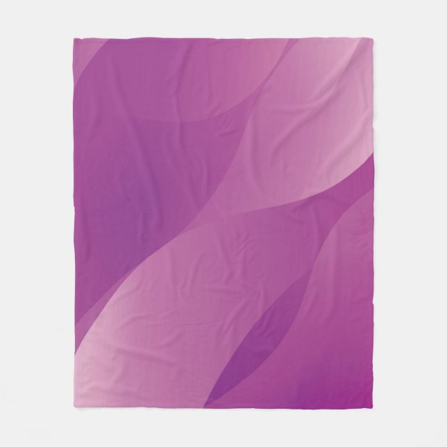 Abstrakte Wellen. Futuristische Technologie Stilsi Fleecedecke (Vorderseite)