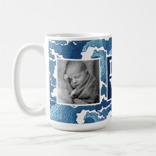 Abstrakte Wellen   LIEBE mit Fotos Kaffeetasse