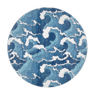 Abstrakte Wellen Schneidebrett