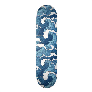 Abstrakte Wellen Skateboard