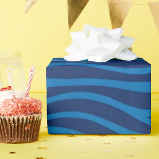 Abstrakte Wellen und Wasserfluss Geschenkpapier