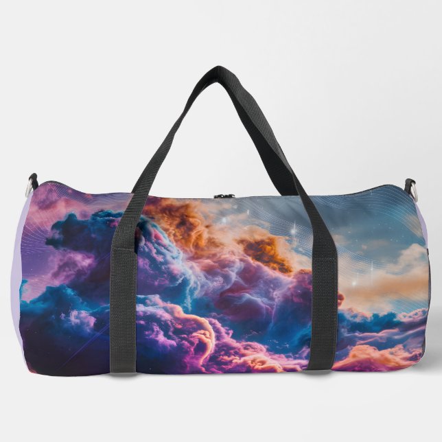 Abstrakte Weltraum-Nebel-Kunst - Farbkosmos Duffle Bag (Vorderseite)