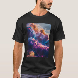 Abstrakte Weltraum-Nebel-Kunst - Farbkosmos T-Shirt