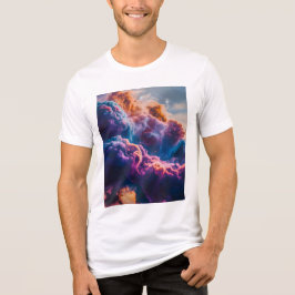 Abstrakte Weltraum-Nebel-Kunst - Farbkosmos Tri-Blend Shirt