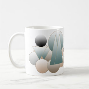 Abstrakte Weltraumkunst futuristisches Planet-Syst Kaffeetasse