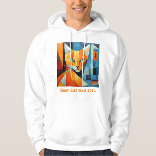 Abstrakte Whiskys: Bester Cat-Vater Hoodie