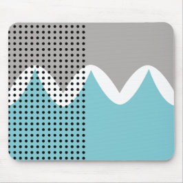 Abstrakte Wiggles Mousepad