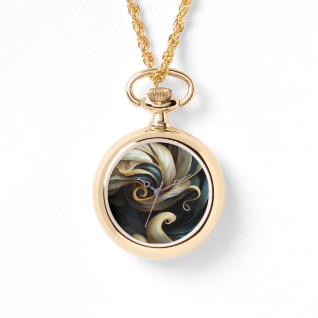 ABSTRAKTE WIRBEL 4 ARMBANDUHR (Vorderseite)