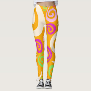 Abstrakte Wirbel Leggings