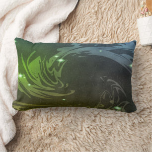 Abstrakte Wirbel Lendenkissen