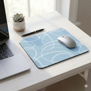 Abstrakte wirbelnde Rebe Moderne Textur Schreibt Mousepad
