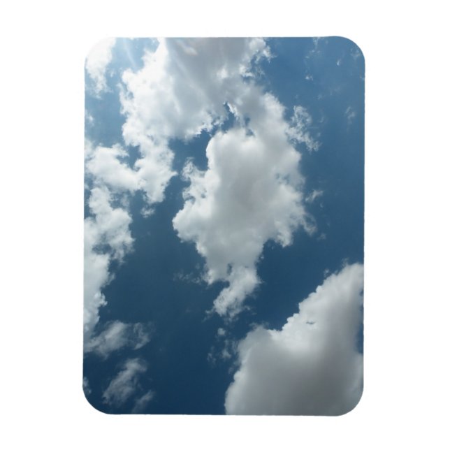 Abstrakte Wolken Himmel Fotografie Magnet (Vertikal)