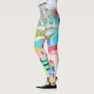 Abstrakte Wolken Leggings