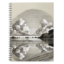 Abstrakte Wolken | Notebook-Journal Notizblock