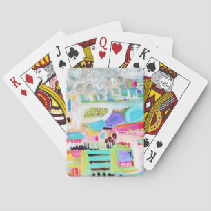 Abstrakte Wolken Spielkarten