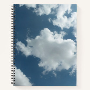 Abstrakte Wolkenhimmel-Fotografie Notizbuch