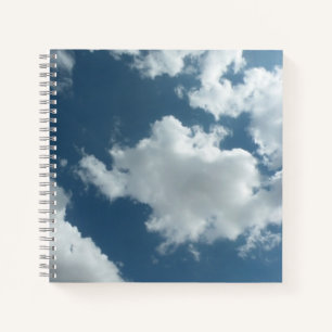 Abstrakte Wolkenhimmel-Fotografie Notizbuch