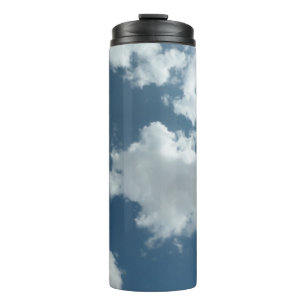 Abstrakte Wolkenhimmel-Fotografie Thermosbecher