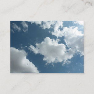 Abstrakte Wolkenhimmel-Fotografie Visitenkarte