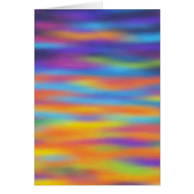 Abstrakte Wüste Sunset Sky Artwork (Vorne)