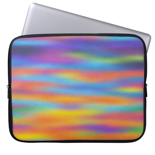 Abstrakte Wüste Sunset Sky Artwork Laptopschutzhülle (Vorderseite)